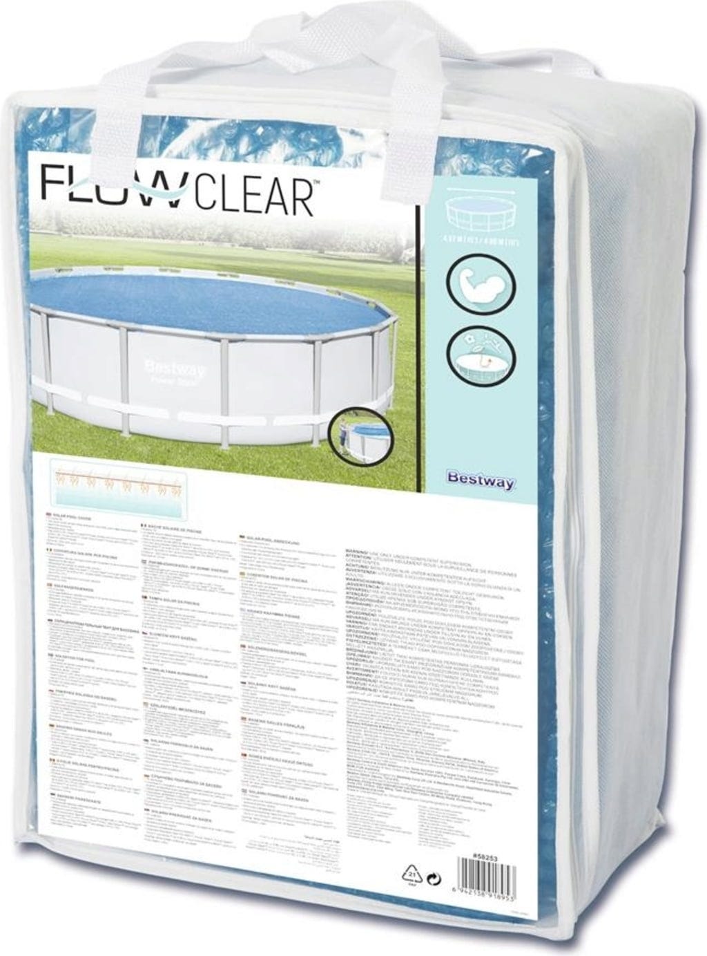 Bâche Solaire PE Flowclear™ Ø 462 cm